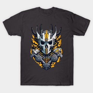 Mecha Skull S02 D68 T-Shirt